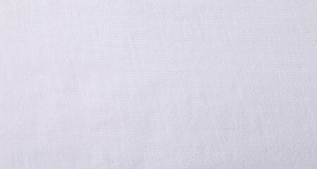 Texture of white fabric as background, top view