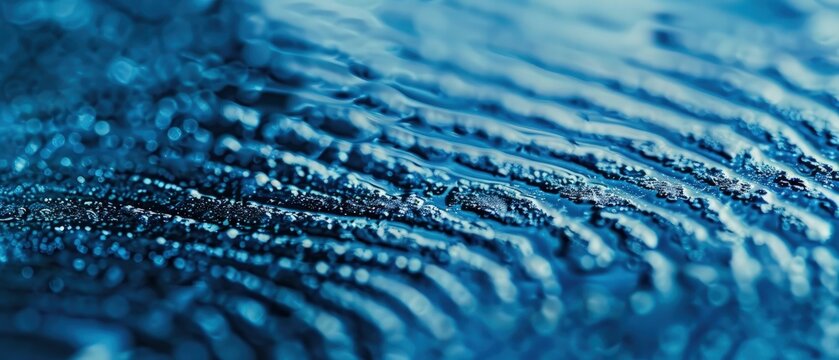 a Blue Fingerprint Background with Intricate Thumbprint Patterns Clearly Visible, Symbolizing Security, Privacy Technology, Unique Forensic Analysis, and Biometric Identification
