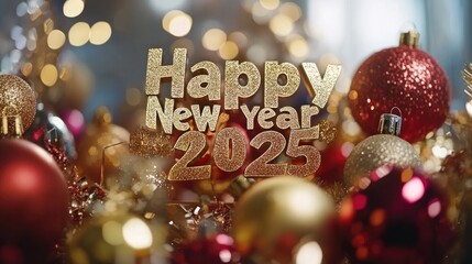 Celebrate the arrival of 2025 , joyous festivities