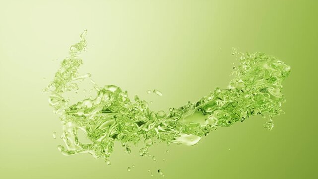 Flowing water liquid background, 3d rendering.
