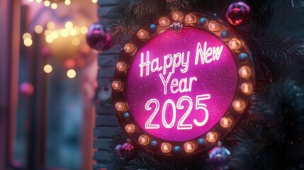 Celebrate the arrival of 2025 , joyous festivities