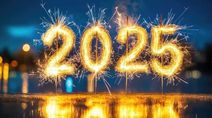Celebrate the arrival of 2025 , joyous festivities