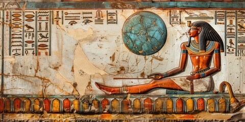 Ancient Egyptian Wall Painting