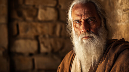 Obraz premium portrait of a person with a beard 