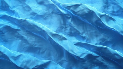 Flag Texture. Artistic Abstract Illustration of Blue Fabric Background