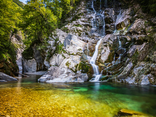 Crosis Falls. A journey between nature and engineering. Friuli to discover.