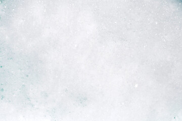 Detergent foam bubble on water. Blue background, Soap sud