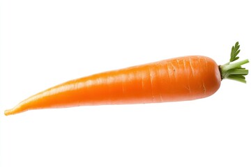 carrot isolated on white background, full depth of field, ai
