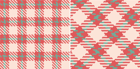 Vector checkered pattern. Tartan, textured seamless twill for flannel shirts, duvet covers, other autumn winter textile mills. Vector Format