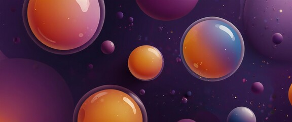 Obraz premium background with bubbles
