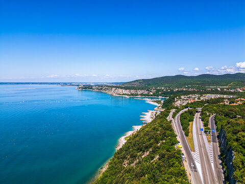 Between Duino Castle and Sistiana Bay. A wonder of the upper Adriatic coast.