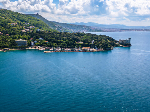 Between Duino Castle and Sistiana Bay. A wonder of the upper Adriatic coast.