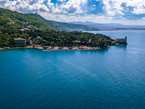 Between Duino Castle and Sistiana Bay. A wonder of the upper Adriatic coast.