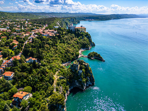 Between Duino Castle and Sistiana Bay. A wonder of the upper Adriatic coast.
