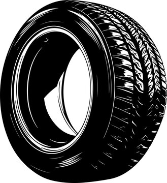 recommend clip art: Car tyre silhouette clipart design illustration