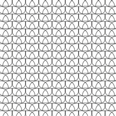 Fototapeta premium black and white seamless vector pattern design with modern geometric elements