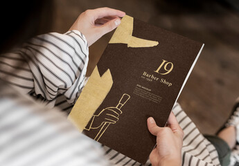 Stationery Book Cover Mockup