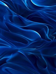 Obraz premium A blue abstract background with wavy lines