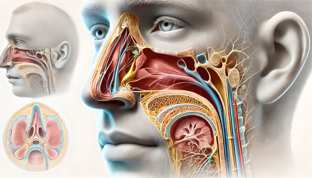Anatomy of the Nose: Nasal anatomy, Health and Function in Respiratory and Olfactory Systems-d