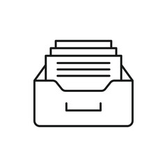 Archive folders icon. Document vector icon. Archive storage icon.