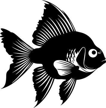 recommend clip art: Fish silhouette clipart design illustration