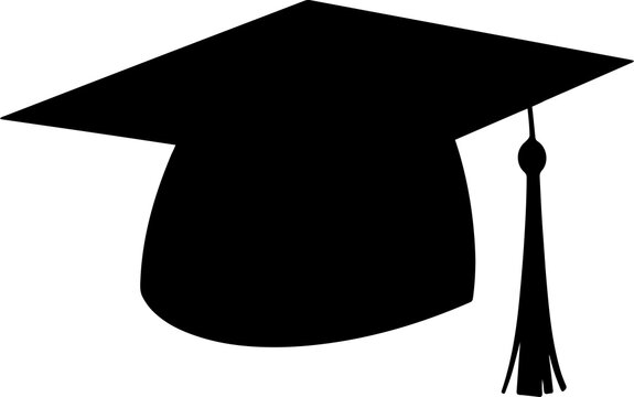 recommend clip art: Graduation cap silhouette clipart design illustration