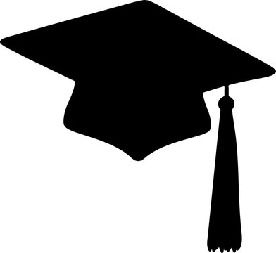 recommend clip art: Graduation cap silhouette clipart design illustration