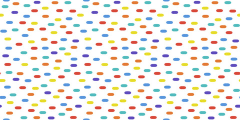 Pattern of colored lines. Seamless identical and multi-colored dashes.