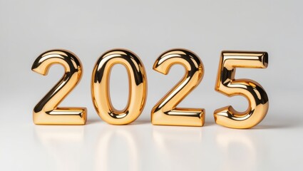 Golden 2025 New Year