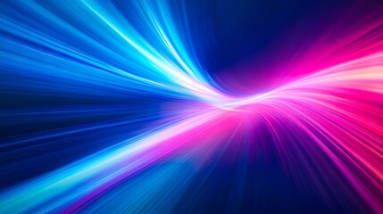Obraz premium A blue and pink abstract background with a spiral design