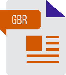 GBR   ip icon sharp corners lines and rectangle with symbol