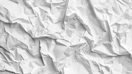 Obraz premium Texture of creased white tissue paper background