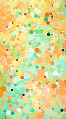 Digital retro color artistic dot abstract graphic poster background