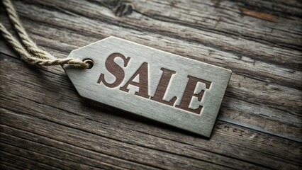 Sale text banner, Sale photo