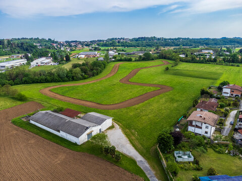 Circuit and autocross race from above.