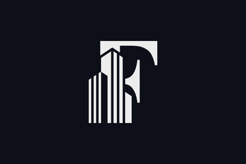 Building icon logo design inspiration with creative idea