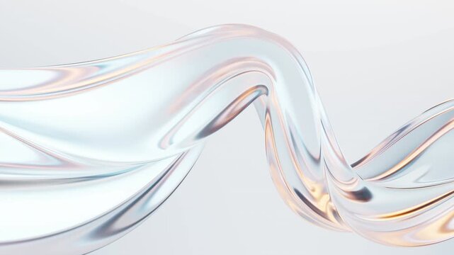 Flowing curve lines background, 3d rendering.