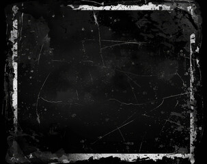 Fototapeta premium Black grunge design with slightly lighter corners and distressed texture