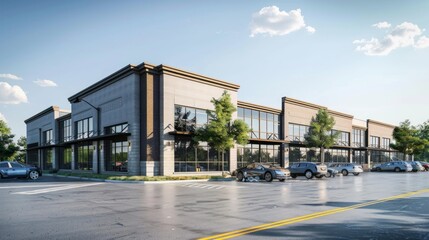 New Commercial Building with Retail and Office Space Available