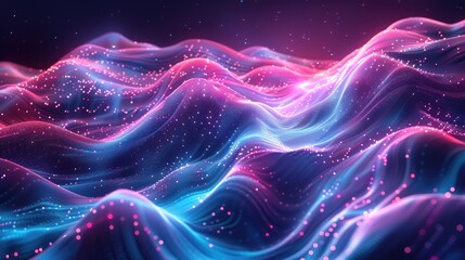 Holographic waves flowing seamlessly