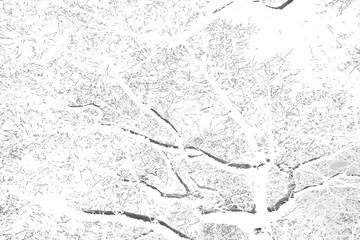 Dash and dot messy on transparent background