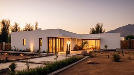 Obraz premium Modern Desert Home