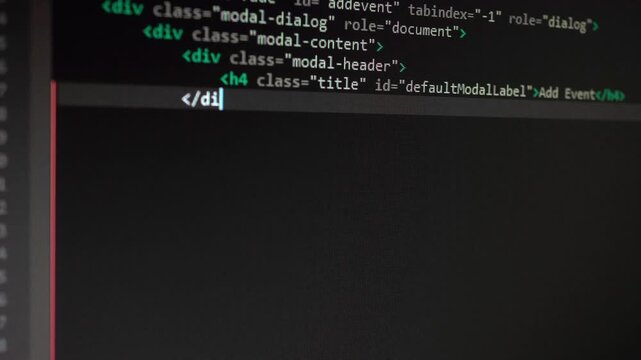 Writes code in HTML