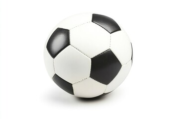 Fototapeta premium Soccer ball, Football, isolated on white background, full depth of field , ai