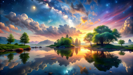 consider the setting whether it s a serene landscape