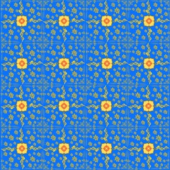 Royal Blue Elegance Pattern