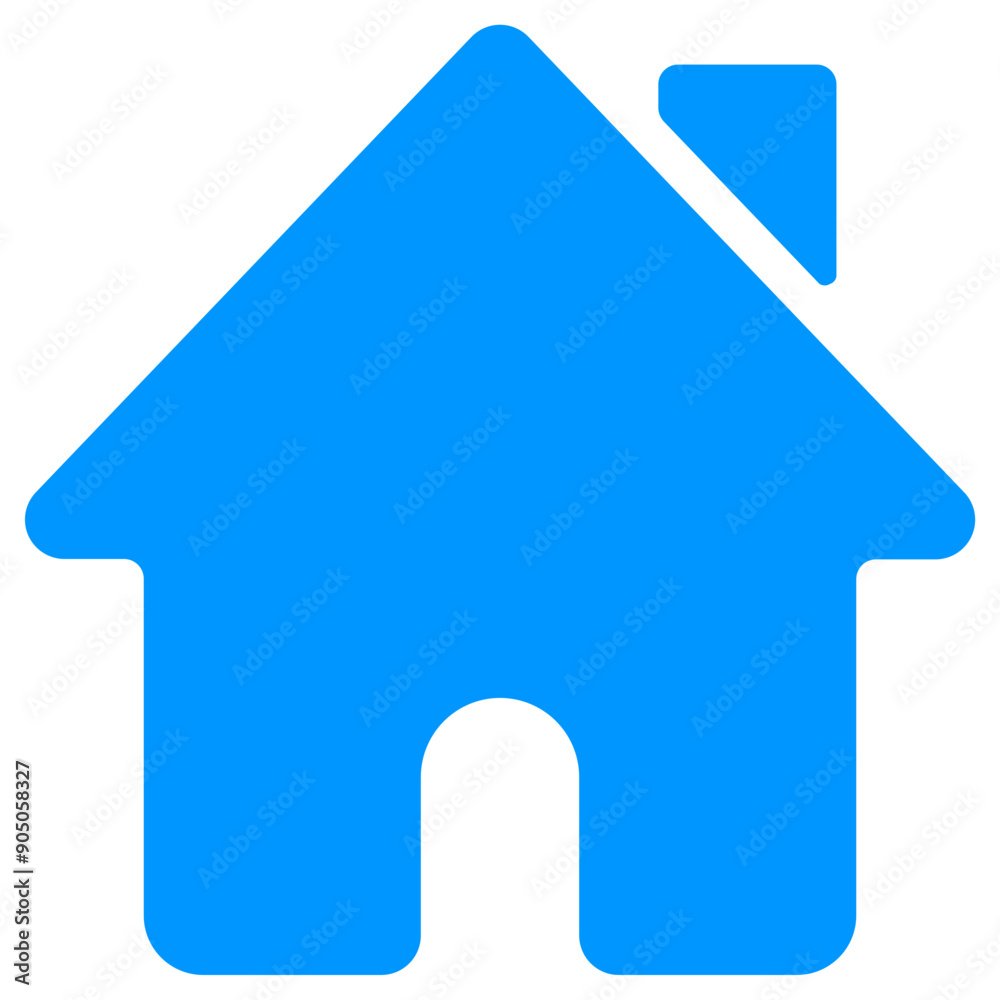 Canvas Prints blue house icon