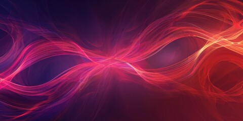 Obraz premium Infinity Symbol with Smooth Lines. Abstract Background with Wave and Light Tail
