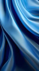 Digital blue liquid metal abstract graphic poster background