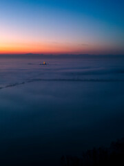 Sunset on the Grado lagoon.